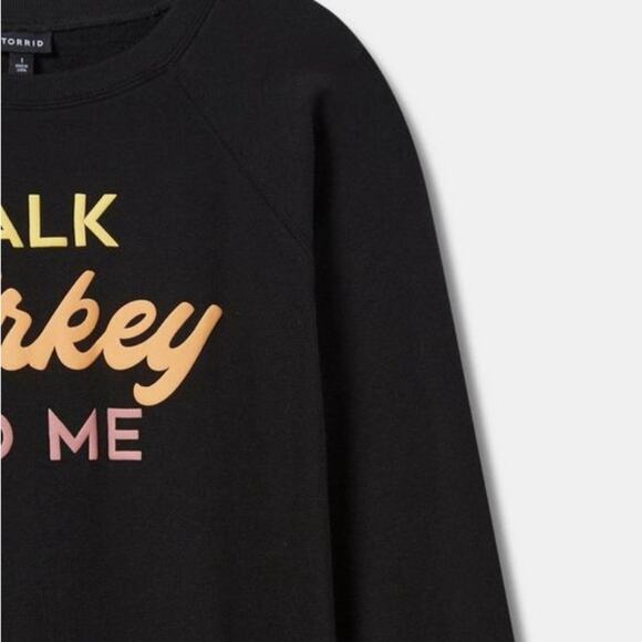 Torrid Talk Turkey Classic Fit Cozy
Fleece Sweatshirt - Picture 3 of 8